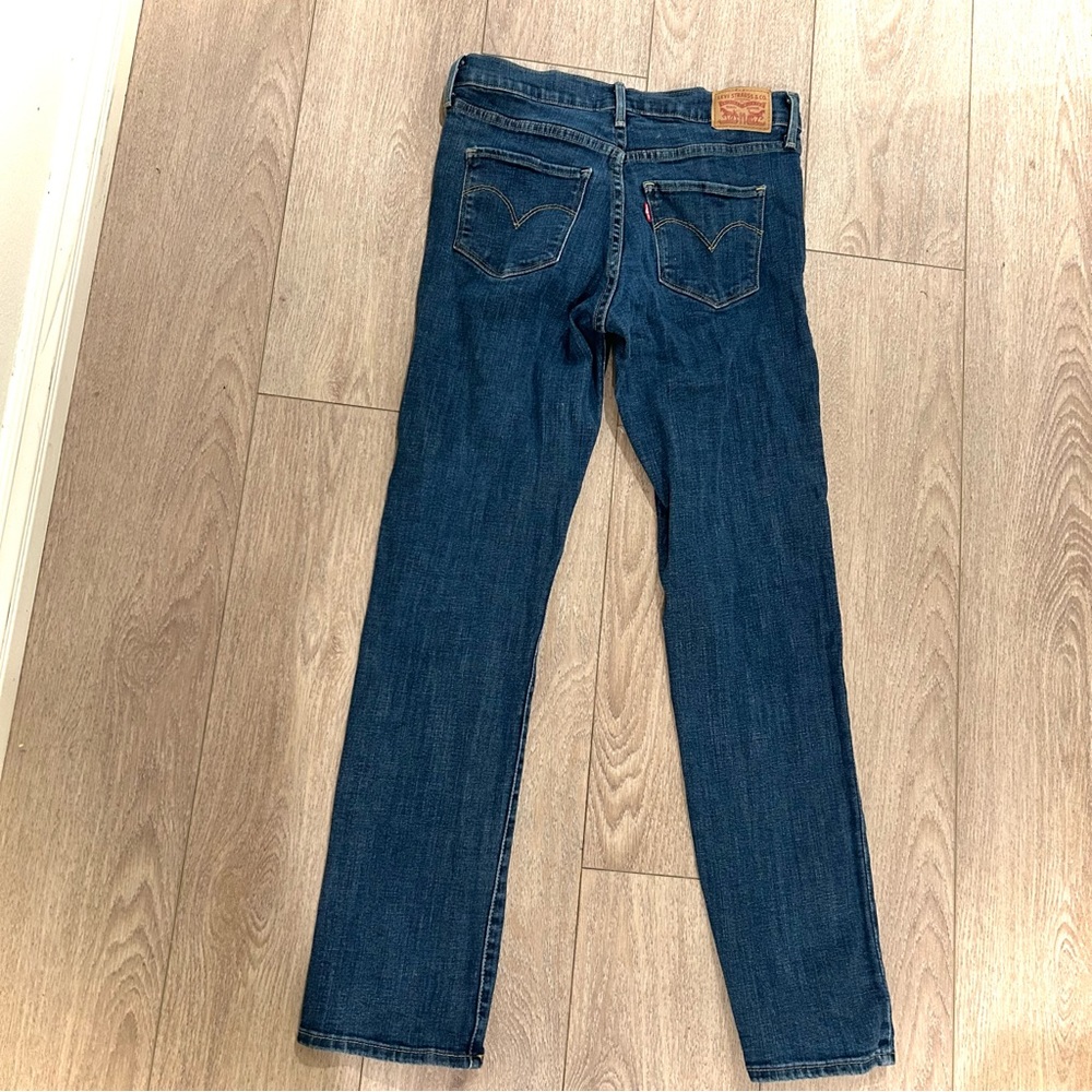 Levi's Women's Straight Leg Jeans - Dark Blue